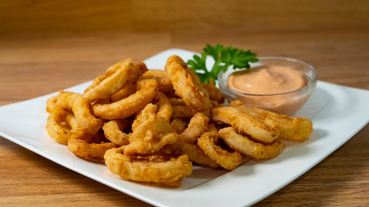 Como Hacer Calamares Fritos Tiernos Y Crujientes - YouTube