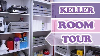 VORRATSKAMMER ROOMTOUR! Keller organisieren und Stauraum schaffen