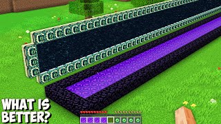 I found THE LONGEST NETHER vs END PORTAL in Minecraft! This is THE BIGGEST SECRET PORTALS!