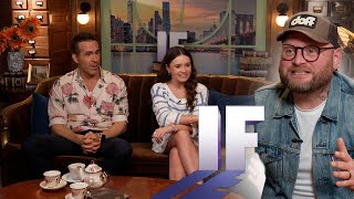 Ryan Reynolds and Cailey Fleming interview for the new #ifmovie @ParamountPictur