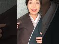 160亀甲重要無形文化財本場結城紬 高級 着物 japan kimono コーディネート shopping きもの人 ＃shorts