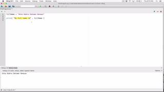 14. Variables: str - Learn Python