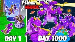 I Survived 1000 Days as COSMIC MONSTERS  In HARDCORE Minecraft! (Full Story)