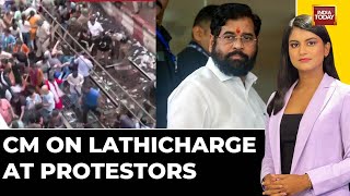 Maha Molestation Case: CM Eknath Shinde Speaks As Cops Lathicharge Protestors At Badlapur