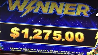 $75 Bet Jackpot on High Stakes in High Limit Hand Pay!!!!