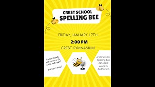 Crest Spelling Bee 2025