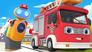 Fire Truck is Running out of Gas | Monster Truck | Car Cartoon | Kids Cartoon | BabyBus - Cars World