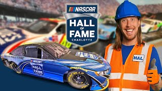 Handyman Hal at the NASCAR Hall of Fame | Race Cars for Kids | Learn about a Nascar Engine