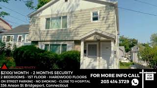 BEAUTIFUL 2 BEDROOM FIRST FLOOR APARTMENT FOR RENT - BRIDGEPORT,CT - #bridgeportct #rental