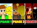 All Reactions In Incredibox Sprunki SINNER Edition! Phase 1 VS Phase 2 VS Phase 3