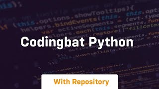 codingbat python