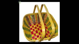 Handmade storage basket || All types basket || AVAILBLE @SWADESHIBAMBOO || MOON BASKET COLORS BASKET