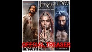 Padmavati | Official Trailer | 1st December | Ranveer Singh | Shahid Kapoor | Deepika Padukone