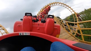 Boomerang - On Ride POV - Bellewaerde Park 🇧🇪