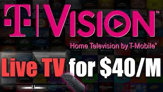 TVision From T-Mobile | Stream Live TV for $40, set to compete with Hulu, Youtube TV, Sling, Fubo