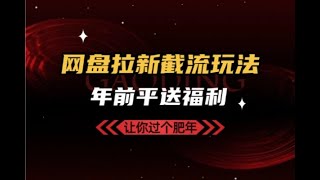 2025网赚项目#网盘拉新截流玩法讲解