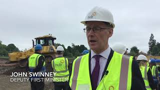 Jedburgh Grammar School Sod Cutting 2018