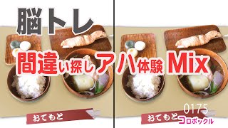 【間違い探し/進化系】アハ体験と間違い探しが合体！さらにご飯の量も変化！　子供から大人まで観察力と集中力で脳を活性化！