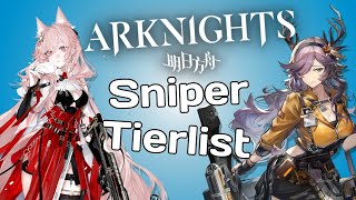 Arknights Tierlist - Snipers (January 2025)