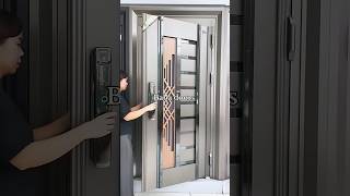 Steel Door Design For House, Main Door Designs, Top Modern Wooden Door Designs #doors #home #shorts.