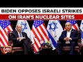 Israel-Iran Conflict: Joe Biden Says He Will Not Support An Israeli Attack On Iran's Nuclear Sites