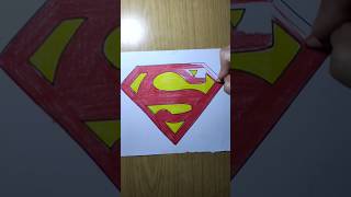 HOW TO DRAW A SUPERMAN? #drawing #art #draw #shortbeta