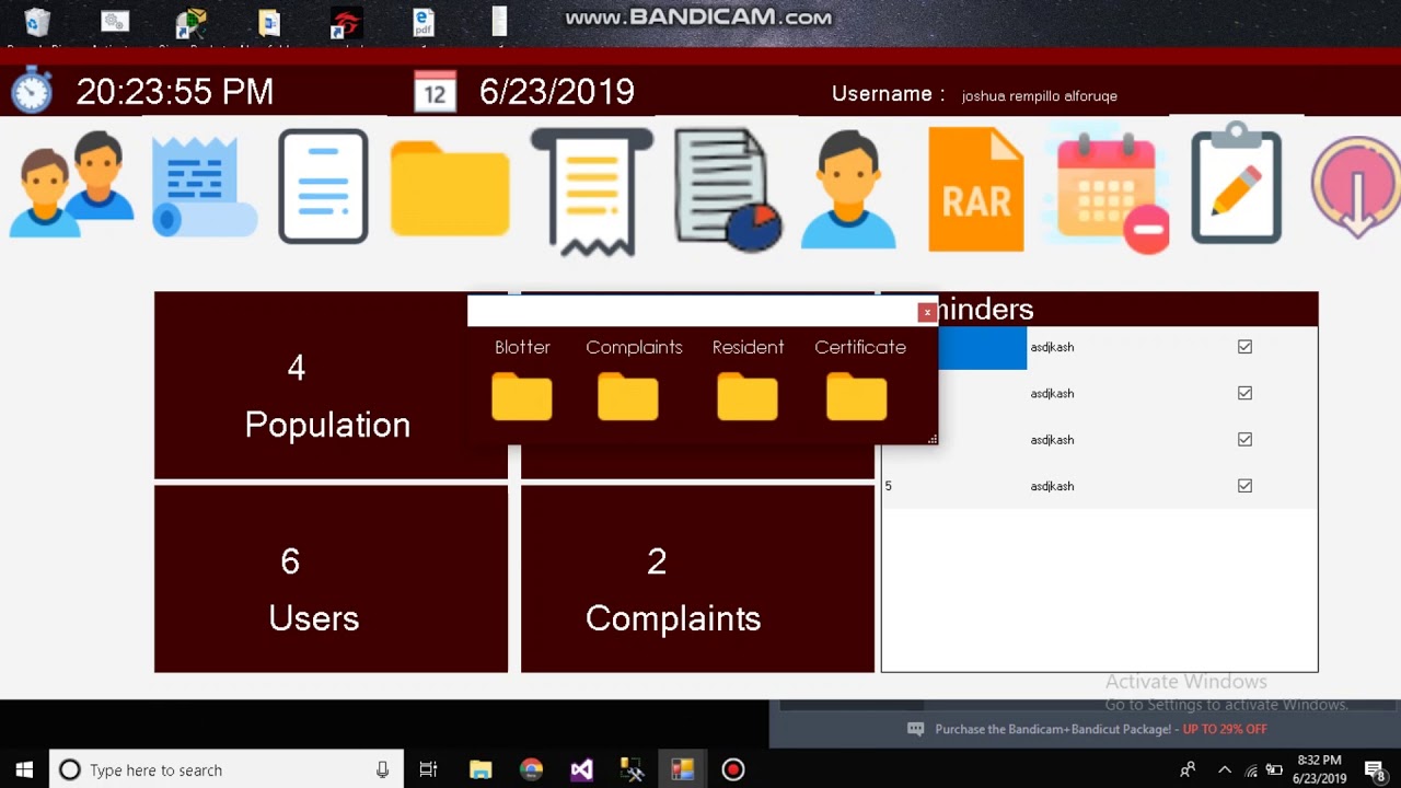 BARANGAY MANAGEMENT SYSTEM (DEMO) - YouTube