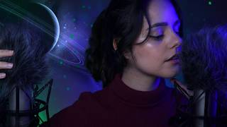 DEEP SLEEP in DEEP SPACE ASMR 💫 Unintelligible Whispers & Echoed Layers