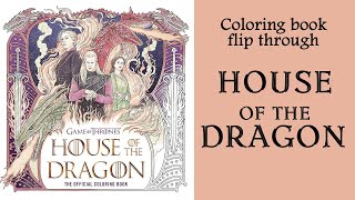 'House of the Dragon: The Official' - new coloring book  by Tomislav Tomic #adultcoloring