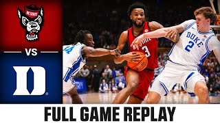 NC State vs. Duke Full Game Replay | 2024-25 ACC Men's Basketball