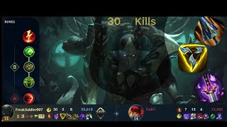 PYKE BROKE THE GAME 30 KILLS WILD RIFT ( RIOT SHOULD NERF HIM )