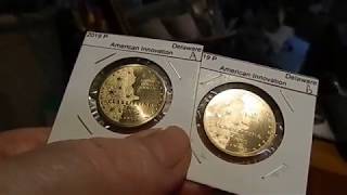 2019 Delaware Uncirculated American Innovation Coins.