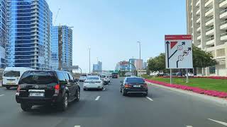 Dubai Afternoon Drive | From Sheikh Rashid Road to Rigga Al Buteen | Peaceful City Ride