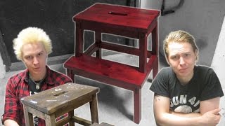 Refinishing IKEA's Stool Bekväm