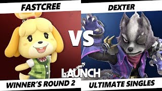 Launch Smash Ultimate -  Fastcree (Isabelle) VS  Dexter (Wolf) SSBU Winner's Round 2