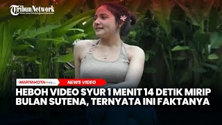 Heboh Pemeran Video Syur Mirip Dirinya, Bulan Sutena Langsung Klarifikasi, Tegaskan Itu Editan AI