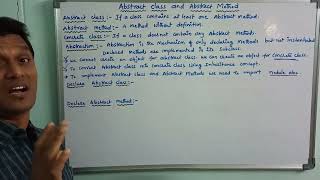 Abstract Class and Abstract Method in Python | Abstraction | Python Programming | Telugu