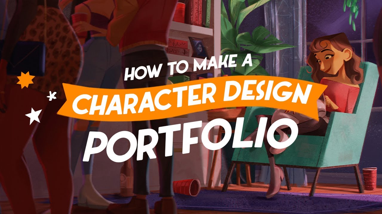 How To Make A Character Design Portfolio - YouTube