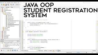 💻 Java Program: Student Registration System in Java | Full Project with File Handling - OOP