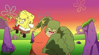 SpongeBob vs Bubble Bass. Anime Epic (Animation)