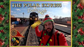 Maryland The Polar Express Train Ride to North Pole in no snow Cumberland Western MD