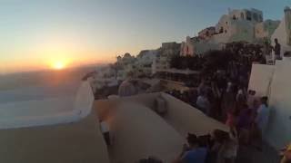 sunset santorini - ηλιοβασίλεμα Σαντορινη 2016