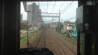 東武(東上線) 車窓 朝霞台→川越/ 8000系 急行(和光市1453発)