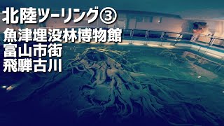 【モトブログ】北陸ツーリング③魚津埋没林博物館・富山市街・飛騨古川【富山県・岐阜県】