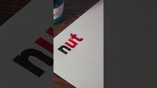 Nutella logo art with calligraphy pen #shots #nutella #logoart #artwork