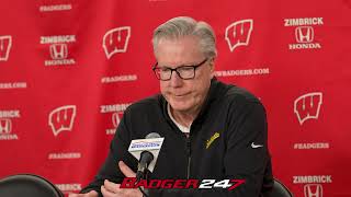 Fran McCaffery Recaps Iowa's 116-85 Loss at Wisconsin