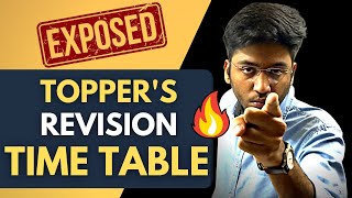 EXPOSING Topper's Revision Time Table | Must Watch for Students
