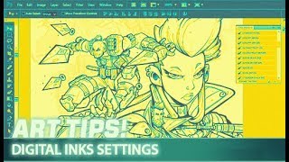 Art Tips: Digital Ink Settings