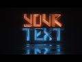 Neon Title Reveal After Effects Intro Template #283 Animation Free Download