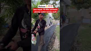 Jasa AspaL 70 Ribu m2 #jasa #aspal #pengaspalan #berkualitas #trending #video #shorts